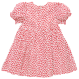 Pink Chicken Mini Hearts Hermione Dress