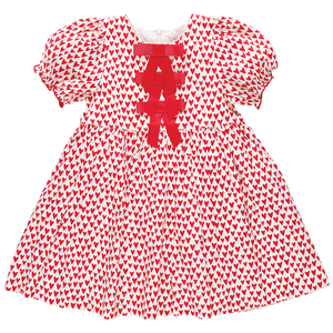 Pink Chicken Mini Hearts Hermione Dress