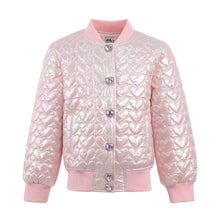 Load image into Gallery viewer, Lola + The Boys I Love You Hologram Jacket

