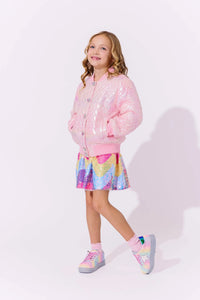 Lola + The Boys I Love You Hologram Jacket