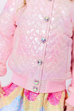 Load image into Gallery viewer, Lola + The Boys I Love You Hologram Jacket
