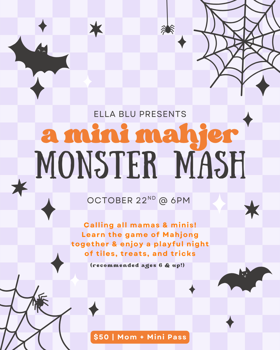 MINI MAHJER MONSTER MASH