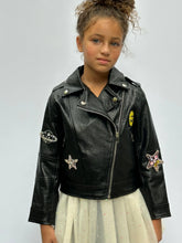 Load image into Gallery viewer, Lola &amp; The Boys Whatever Beaded Leather Jacket
