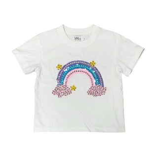 LOLA + THE BOYS PASTEL RAINBOW GEMS T-SHIRT