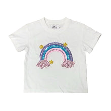 Load image into Gallery viewer, LOLA + THE BOYS PASTEL RAINBOW GEMS T-SHIRT
