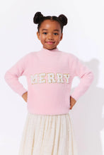 Load image into Gallery viewer, Lola + The Boys Pink Merry Pearl Sweatshirt
