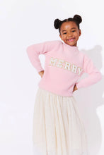 Load image into Gallery viewer, Lola + The Boys Pink Merry Pearl Sweatshirt
