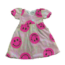 Load image into Gallery viewer, Lola &amp; The Boys Pinkie Happy Emoji Dress
