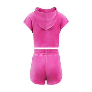LOLA + THE BOYS RAINBOW CANDY SHORT SET