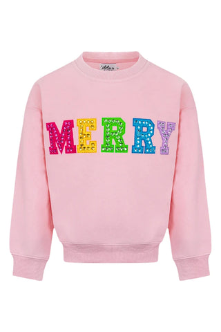 LOLA + THE BOYS MERRY GEM SWEATSHIRT