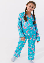 Load image into Gallery viewer, Lola + The Boys Candy Cane Silky Set
