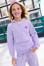 Load image into Gallery viewer, Lola + The Boys Lavender Checkered Soft Set
