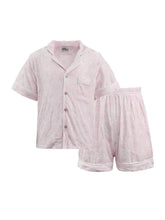 Load image into Gallery viewer, LOLA + THE BOYS SUPER SOFT STRAWBERRY SHORT SET
