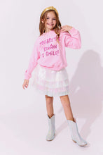 Load image into Gallery viewer, Lola + The Boys Snow Shimmer Tinsel Party Skirt
