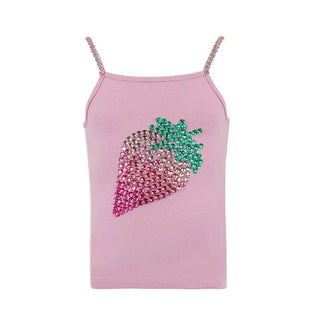 LOLA + THE BOYS STRAWBERRY GEMS TANK TOP