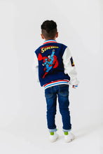 Load image into Gallery viewer, Lola &amp; The Boys Superman Boys Bomber Jacket
