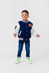 Lola & The Boys Superman Boys Bomber Jacket