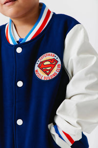 Lola & The Boys Superman Boys Bomber Jacket