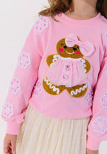 Load image into Gallery viewer, Lola + The Boys Holiday Gingerbread Sweatshirt
