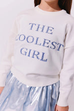 Load image into Gallery viewer, Lola + The Boys The Coolest Girl Sparkle Sweatshirt
