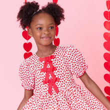 Load image into Gallery viewer, Pink Chicken Mini Hearts Hermione Dress
