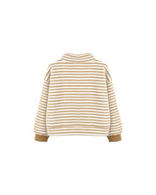 Load image into Gallery viewer, Rylee + Cru Snap Pullover &amp; Relaxed Sweatpant- Toffee Stripe
