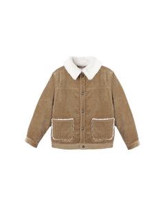 Rylee + Cru Corduroy Jacket- Toffee