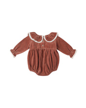 Load image into Gallery viewer, Quincy Mae Wendy Romper- Cranberry
