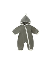 Load image into Gallery viewer, Quincy Mae Velour Zip Jumpsuit
