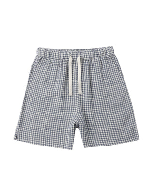 RYLEE + CRU PERRY SHORT MARINE GINGHAM