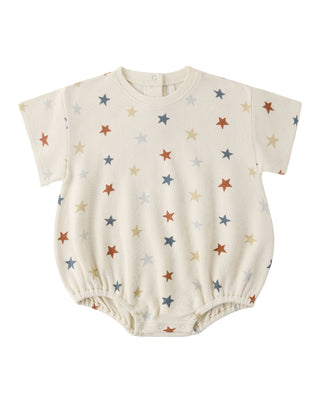RYLEE + CRU RELAXED BUBBLE ROMPER STARS