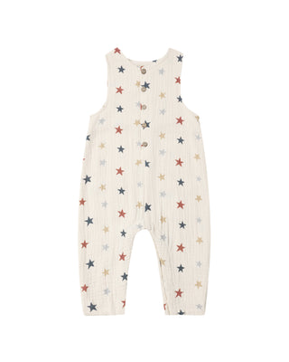 RYLEE + CRU BUTTON JUMPSUIT STARS