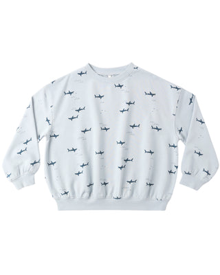 RYLEE + CRU SWEATSHIRT SHARKS