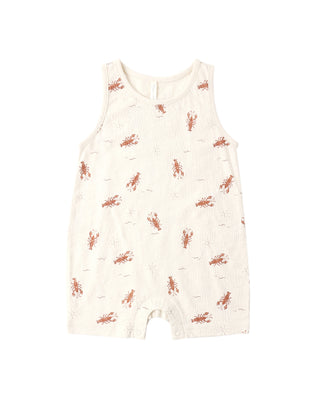 RYLEE + CRU SLEEVELESS ONE-PIECE LOBSTERS