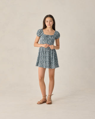 RYLEE + CRU TEEN ALEX DRESS NAVY FLORAL