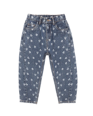 RYLEE + CRU BARREL PANT HEART DITSY