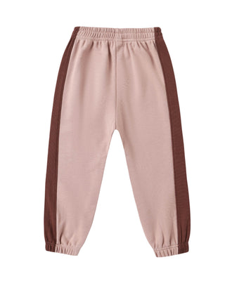 RYLEE + CRU PANELED SWEATPANT ROSEWOOD