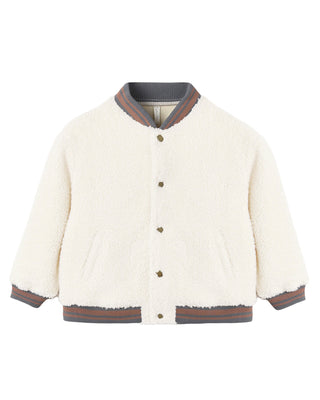 RYLEE + CRU SHERPA BOMBER NATURAL