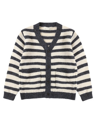 RYLEE + CRU HAYWOOD CARDIGAN MIDNIGHT STRIPE