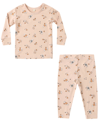 QUINC MAE BAMBOO PAJAMA SET CANDY