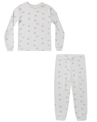 RYLEE + CRU ORGANIC LONG SLEEVE PAJAMA SET HANUKKAH