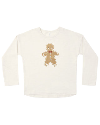 RYLEE + CRU LONG SLEEVE TEE GINGERBREAD MAN