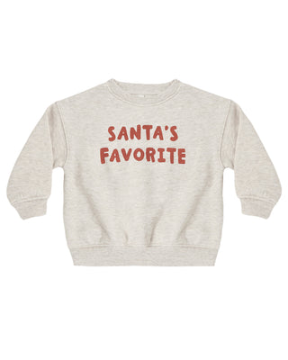 RYLEE + CRU RELAXED SWEATSHIRT SANTA'S FAVORITE