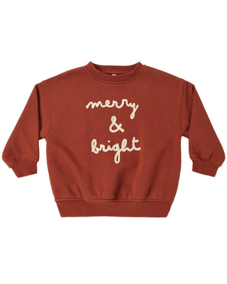 RYLEE + CRU RELAXED SWEATSHIRT MERRY & BRIGHT