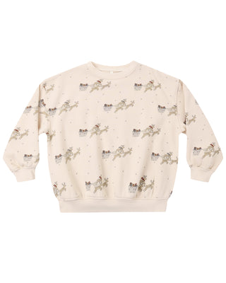 RYLEE + CRU RELAXED SWEATSHIRT REINDEER