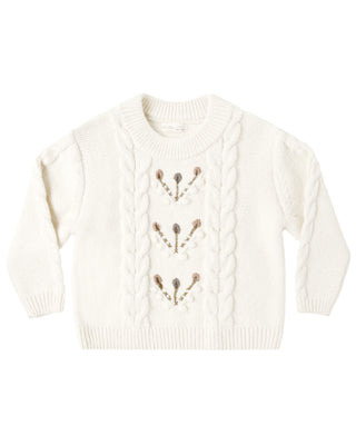 RYLEE + CRU REAGAN SWEATER NATURAL