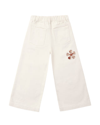 RYLEE + CRU STRAIGHT LEG PANT DAISY PATCHES