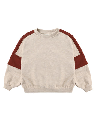 RYLEE + CRU RYLAN SWEATSHIRT HEATHERED ASH