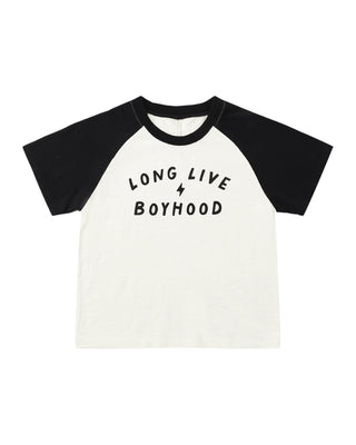 RYLEE + CRU RAGLAN SHORT SLEEVE TEE LONG LIVE BOYHOOD