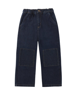 RYLEE + CRU BAGGY PANT DARK INDIGO